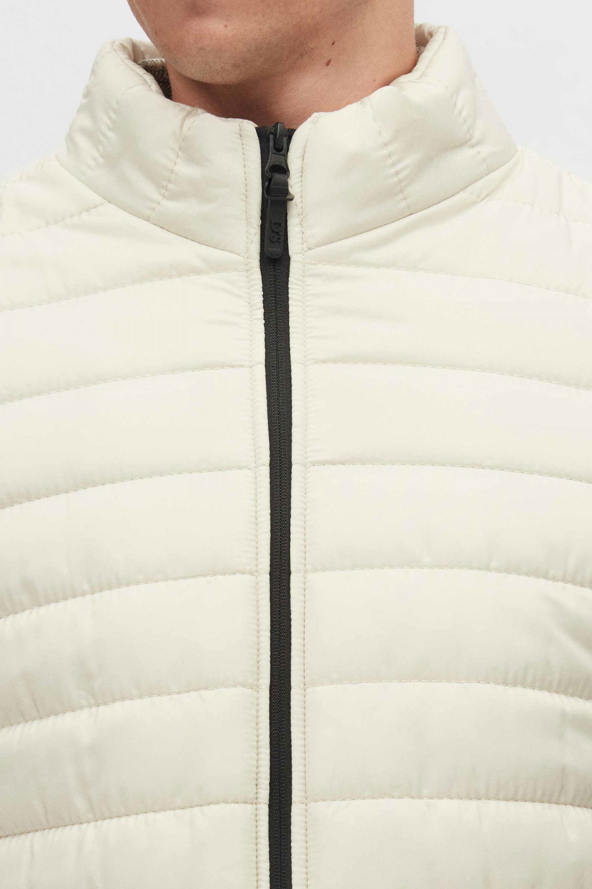 Ds Damat Slim Fit Windproof Fiber-Filled Puffer Jacket  - Stone