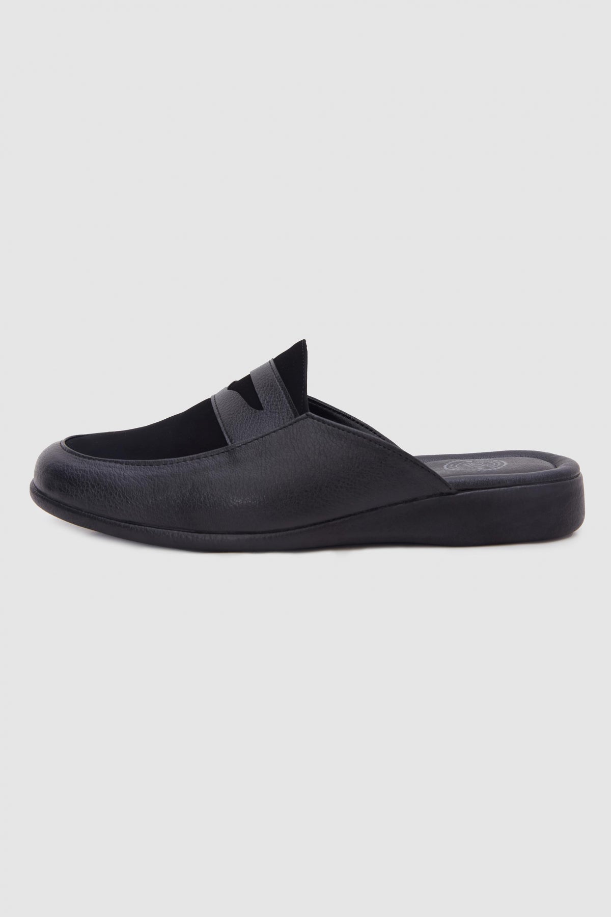 Ds Damat Suede Guest Dowry Groom Men's Slippers  - Black