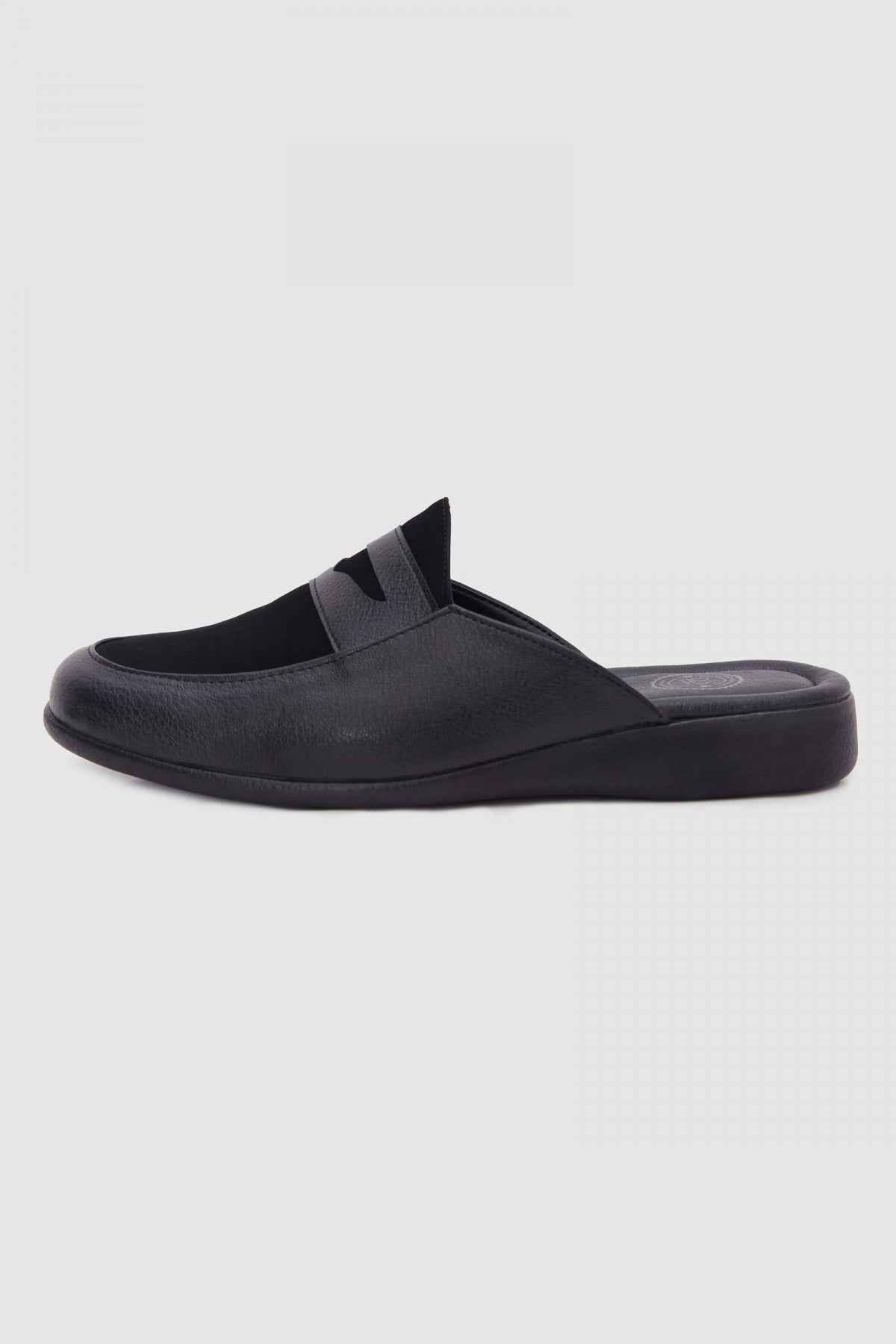 Ds Damat Suede Guest Dowry Groom Men's Slippers  - Black