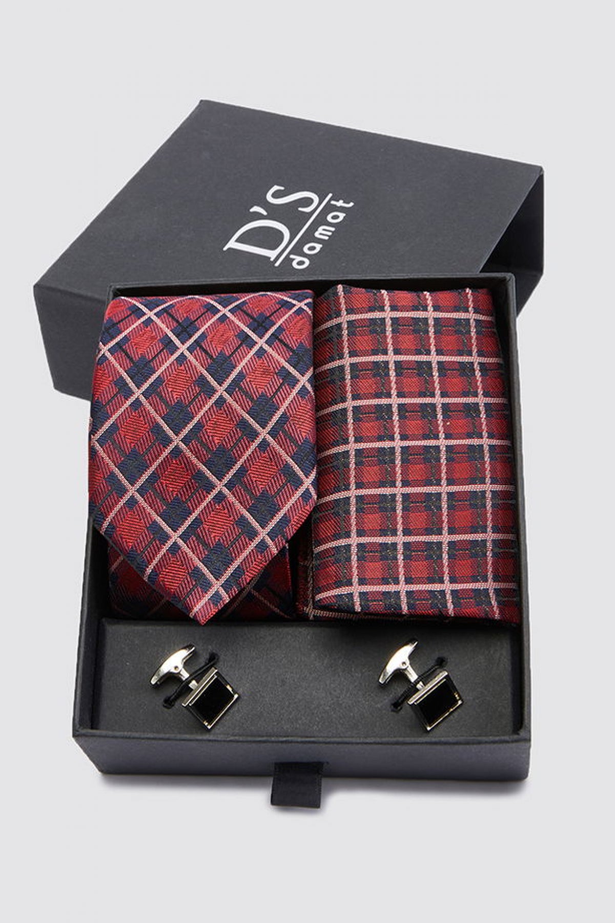 Ds Damat Tie-Handkerchief-Cufflinks Accessories Sets  - Standard