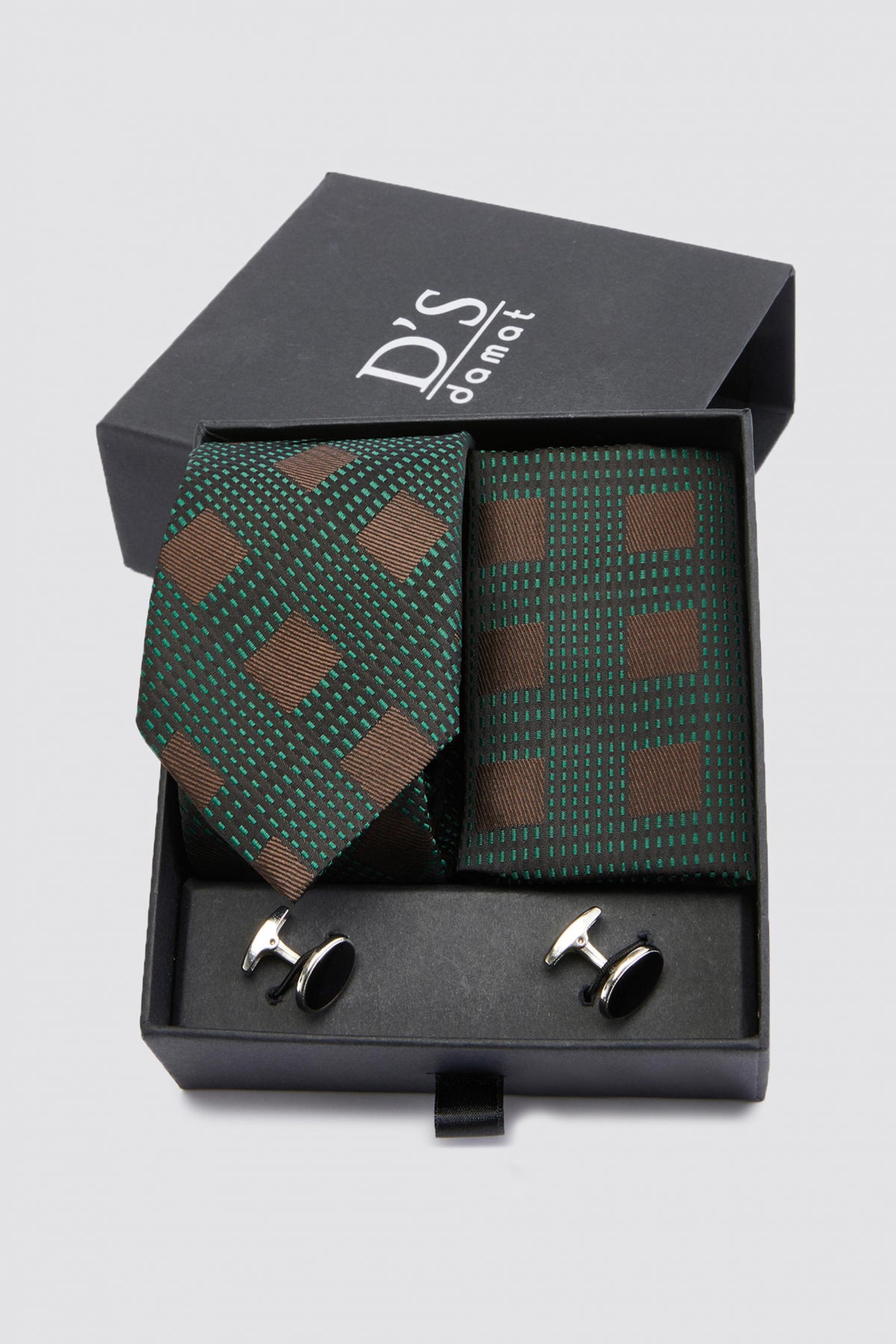 Ds Damat Tie-Handkerchief-Cufflinks Accessories Sets  - Standard