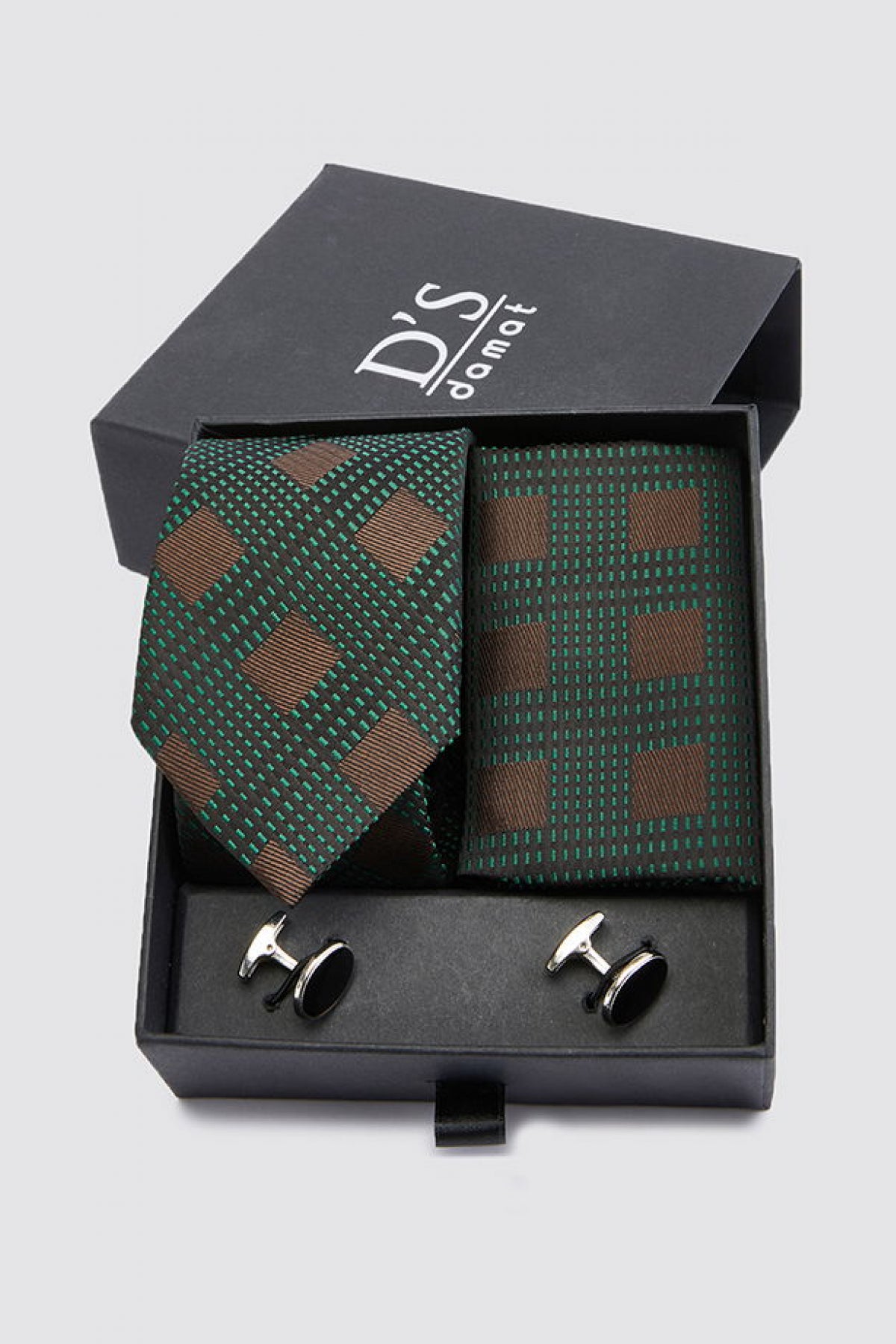 Ds Damat Tie-Handkerchief-Cufflinks Accessories Sets  - Standard