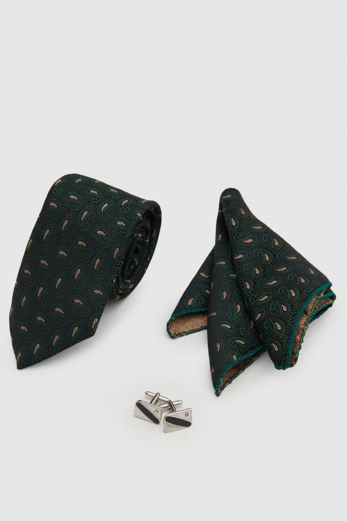 Ds Damat Tie-Handkerchief-Cufflinks Accessories Sets  - Standard