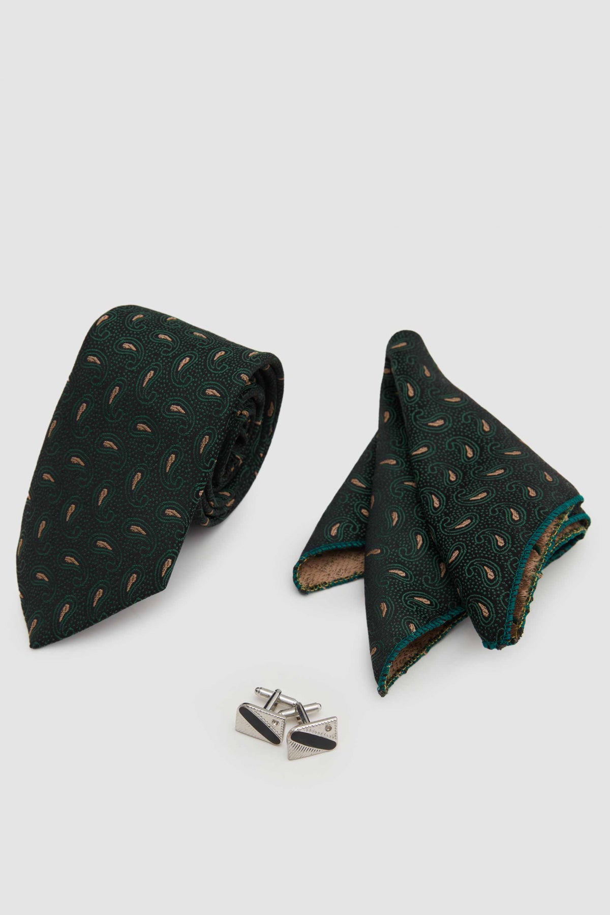 Ds Damat Tie-Handkerchief-Cufflinks Accessories Sets  - Standard