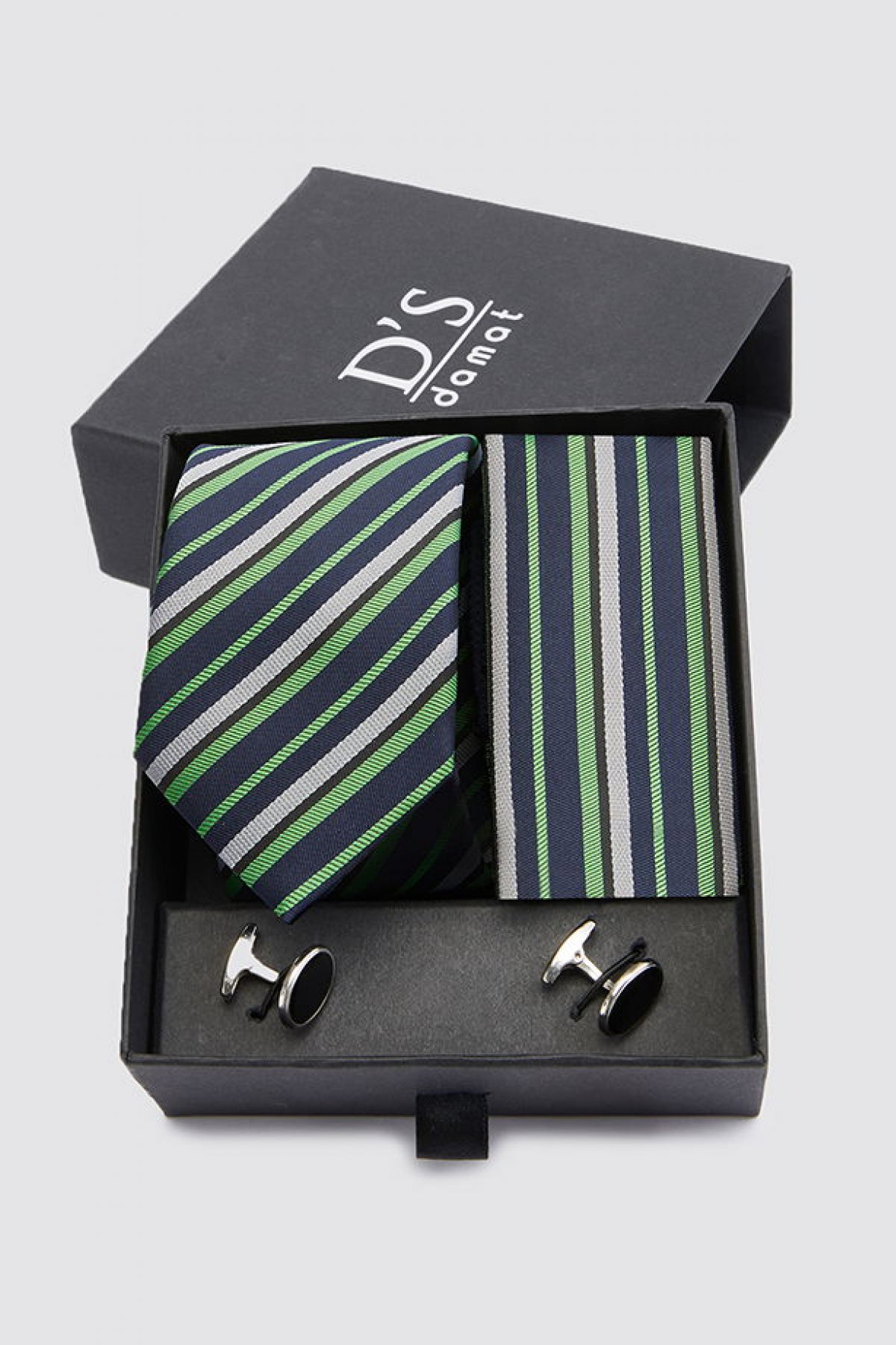 Ds Damat Tie-Handkerchief-Cufflinks Accessories Sets  - Standard
