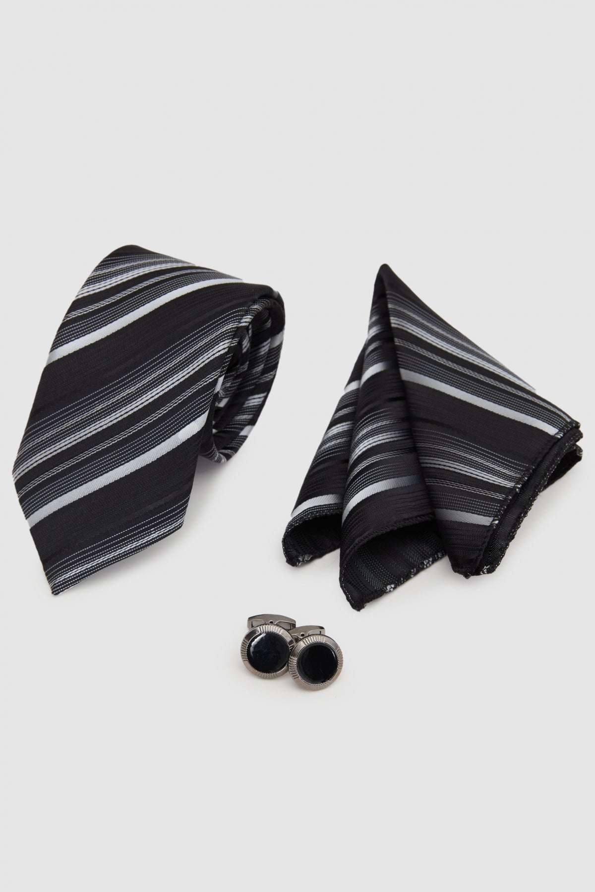 Ds Damat Tie-Handkerchief-Cufflinks Accessories Sets  - Standard