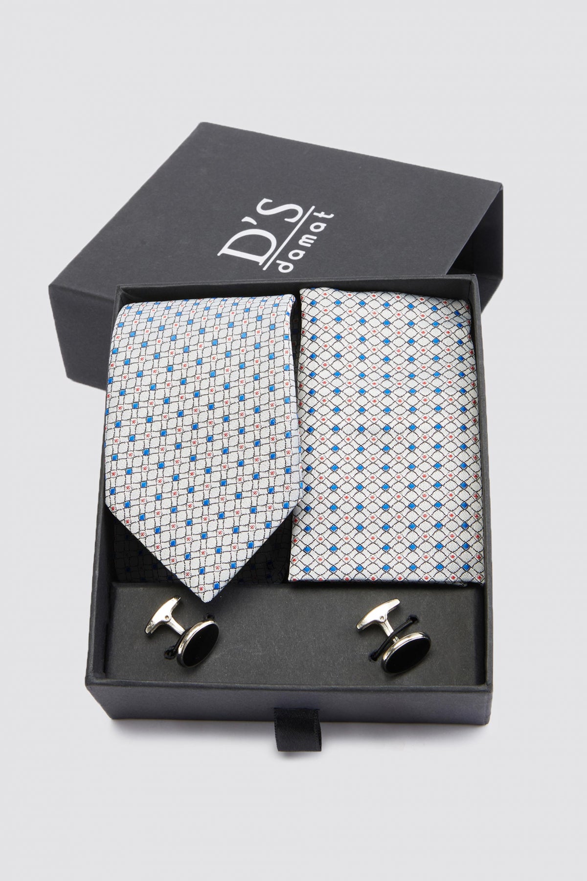 Ds Damat Tie-Handkerchief-Cufflinks Accessories Sets  - Standard