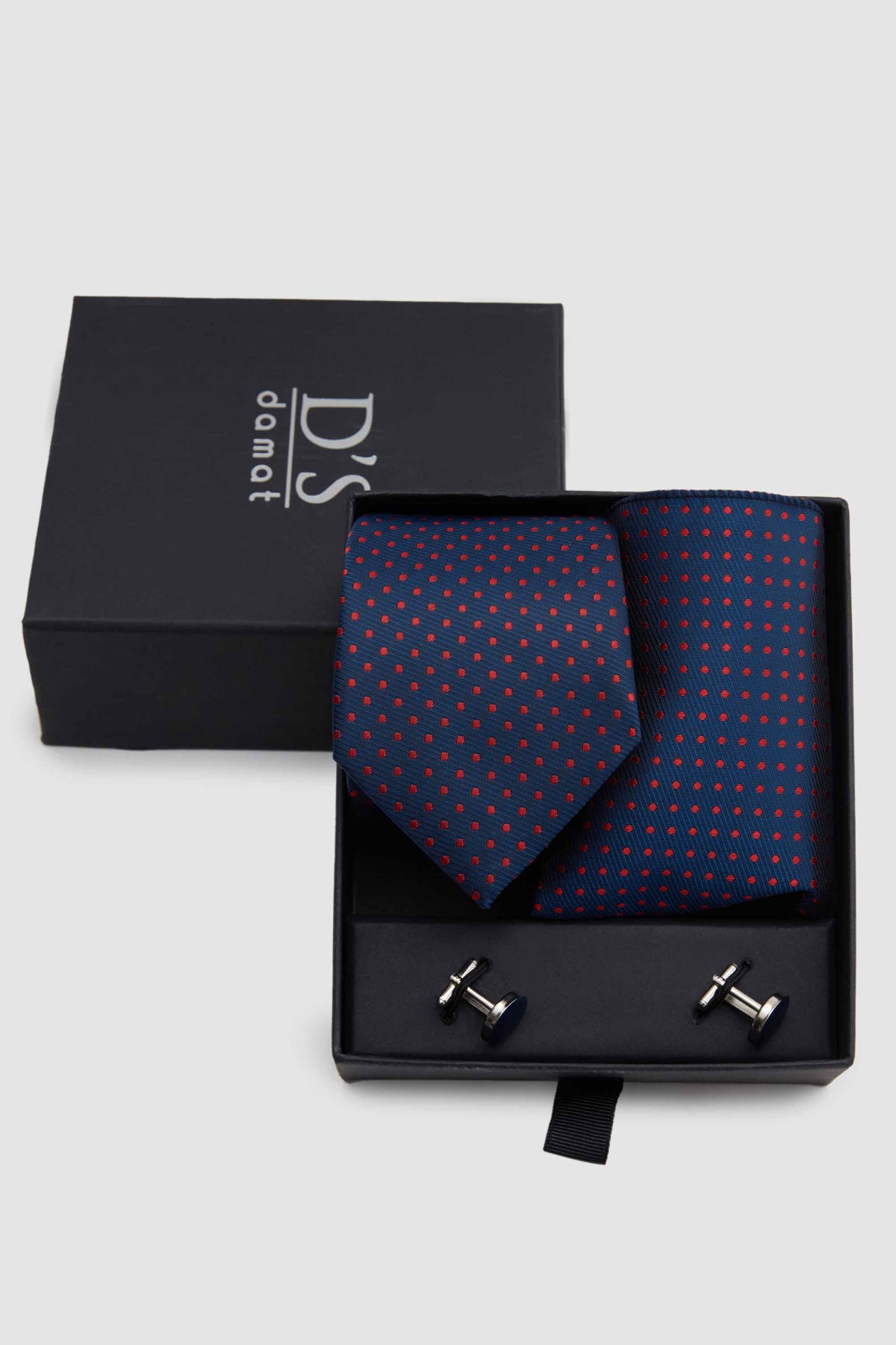 Ds Damat Tie-Handkerchief-Cufflinks Accessories Sets  - Standard