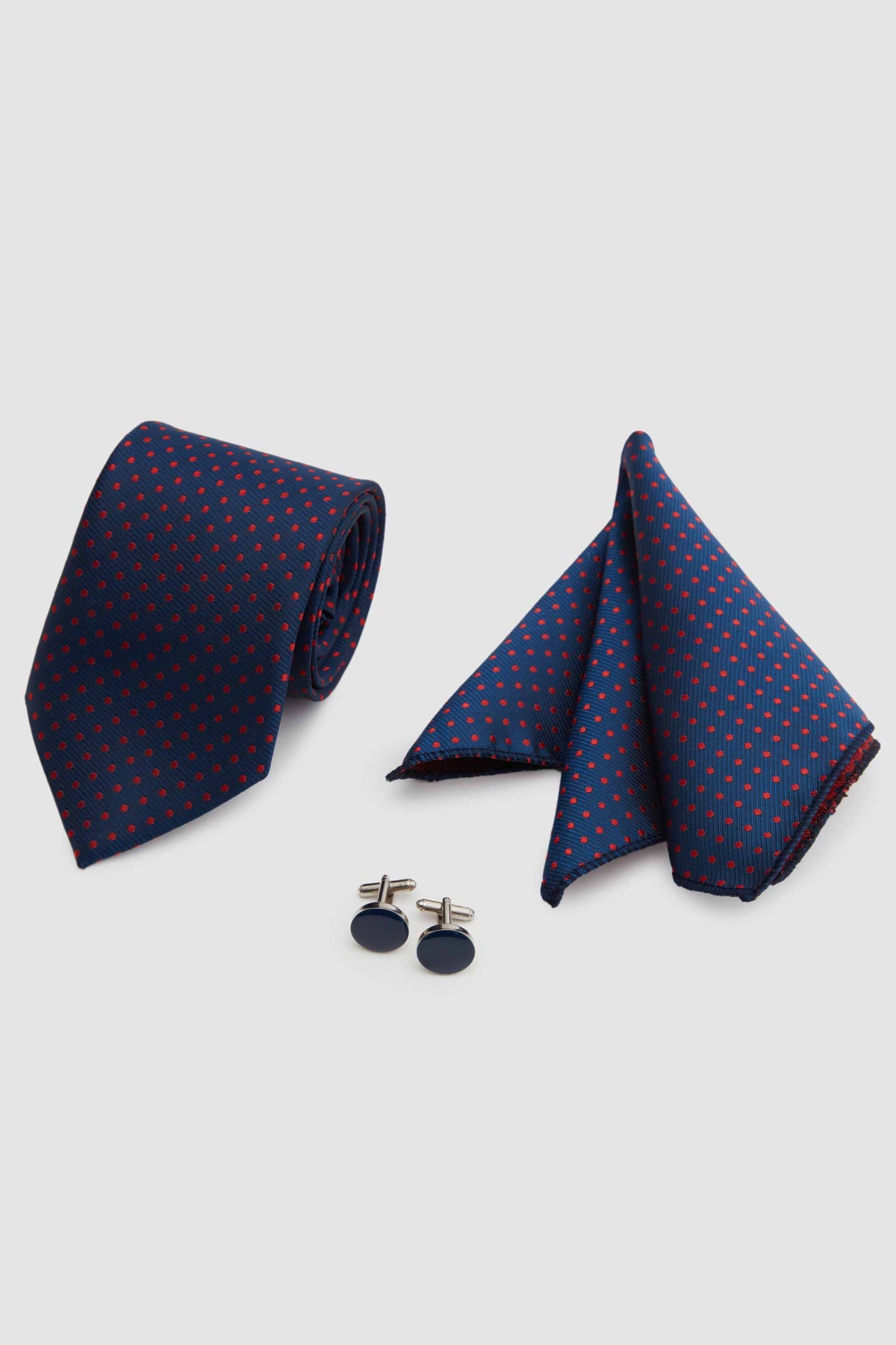 Ds Damat Tie-Handkerchief-Cufflinks Accessories Sets  - Standard
