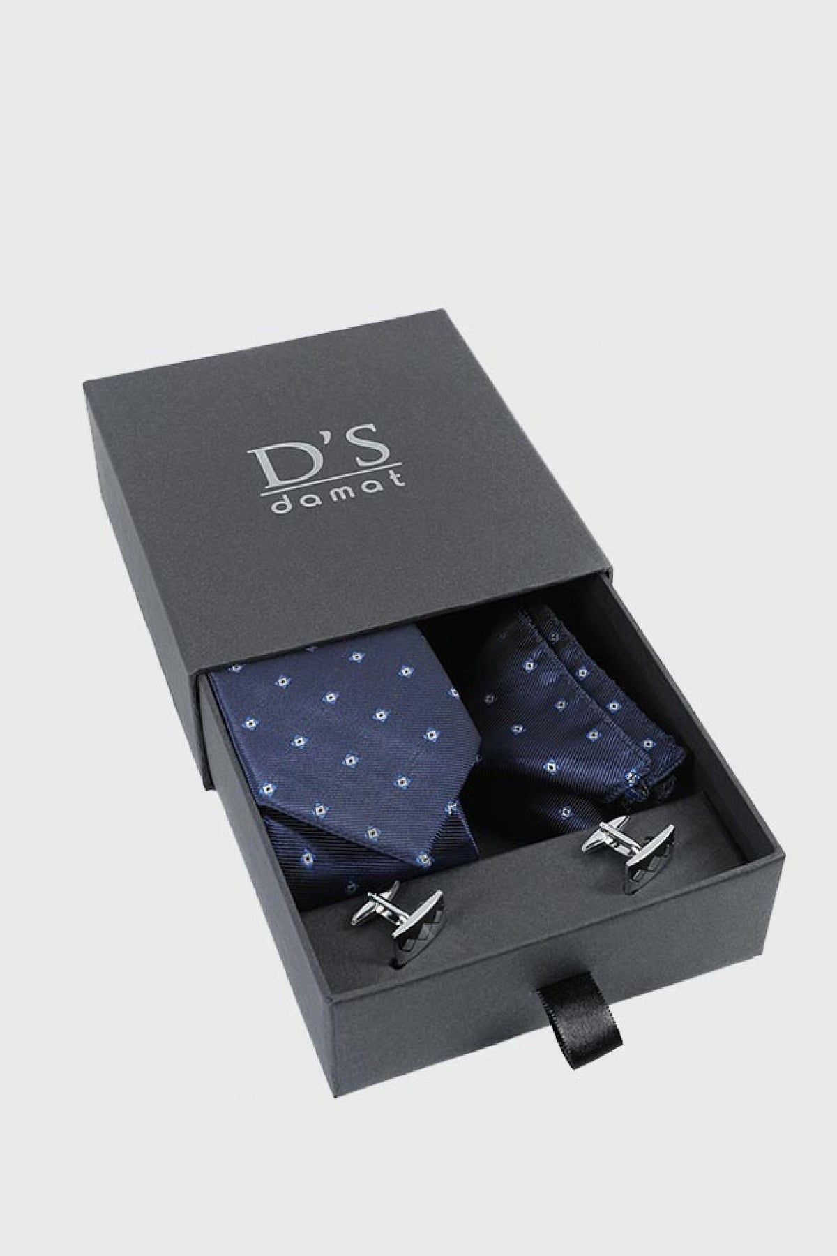 Ds Damat Tie-Handkerchief-Cufflinks Accessories Sets  - Standard