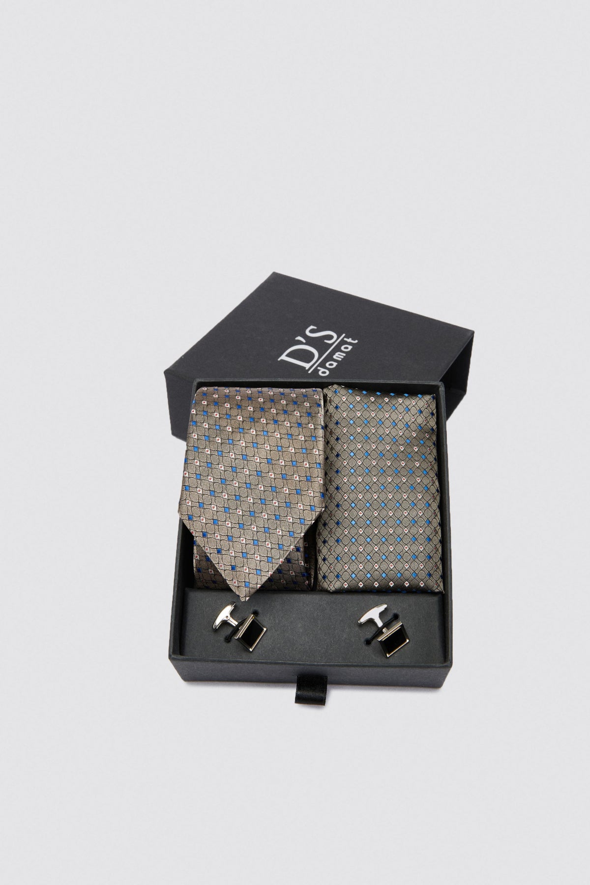 Ds Damat Tie-Handkerchief-Cufflinks Accessories Sets  - Standard
