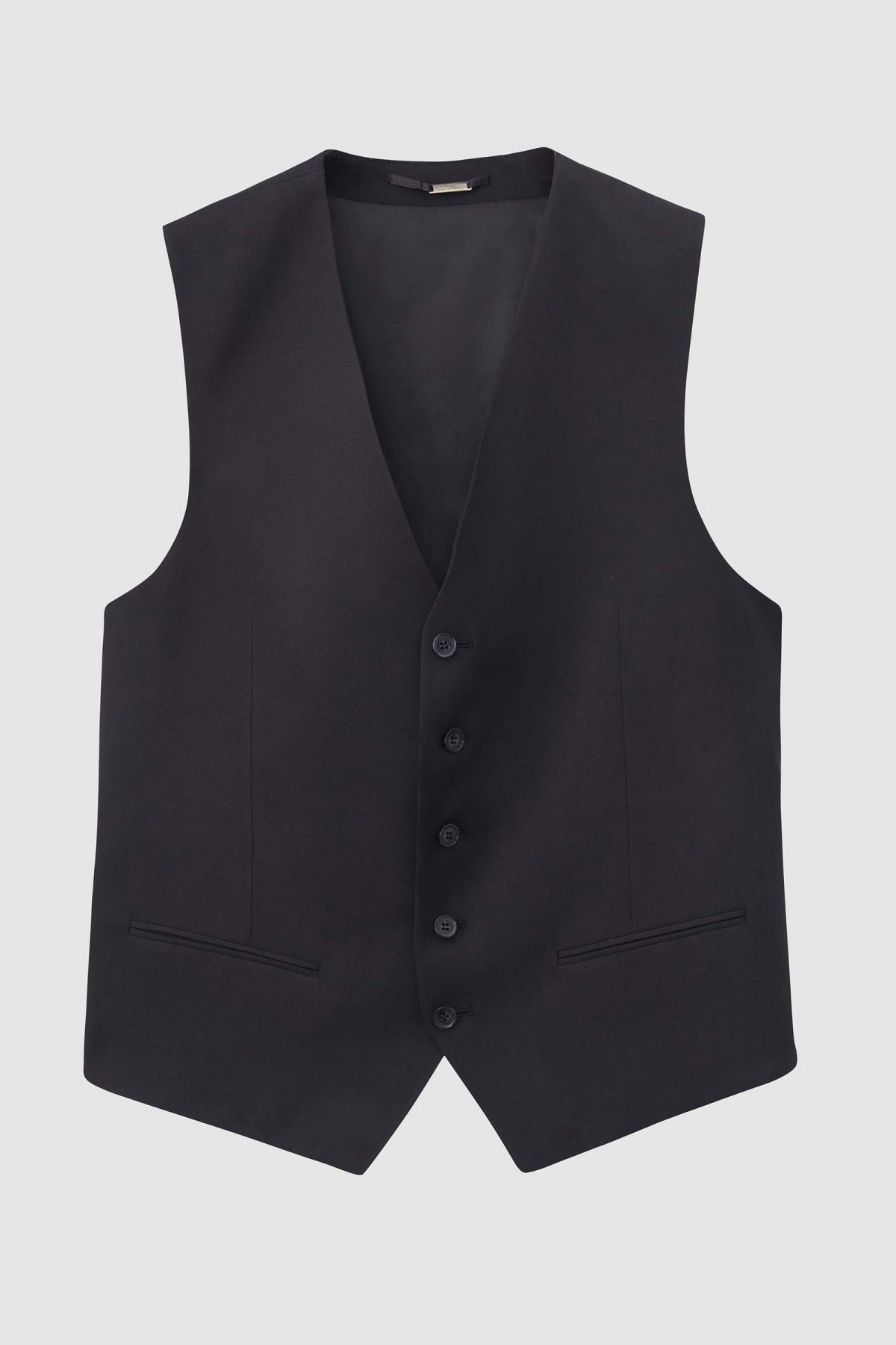 Ds Damat V-Neck Classic Men's Vest  - Black