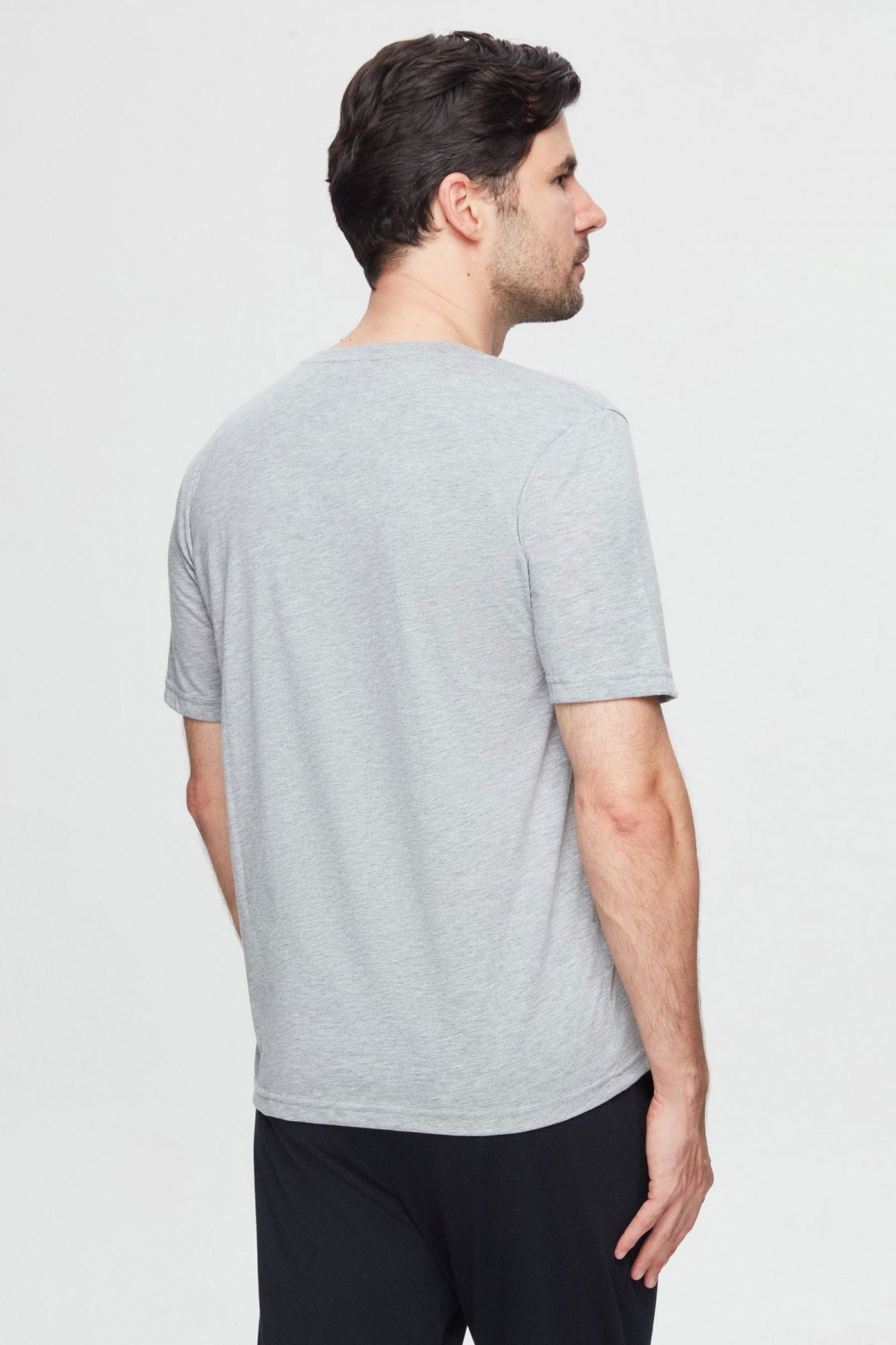 Twn 100% Cotton Short Sleeve 2-Pack Pajama Set  - Gray Melange