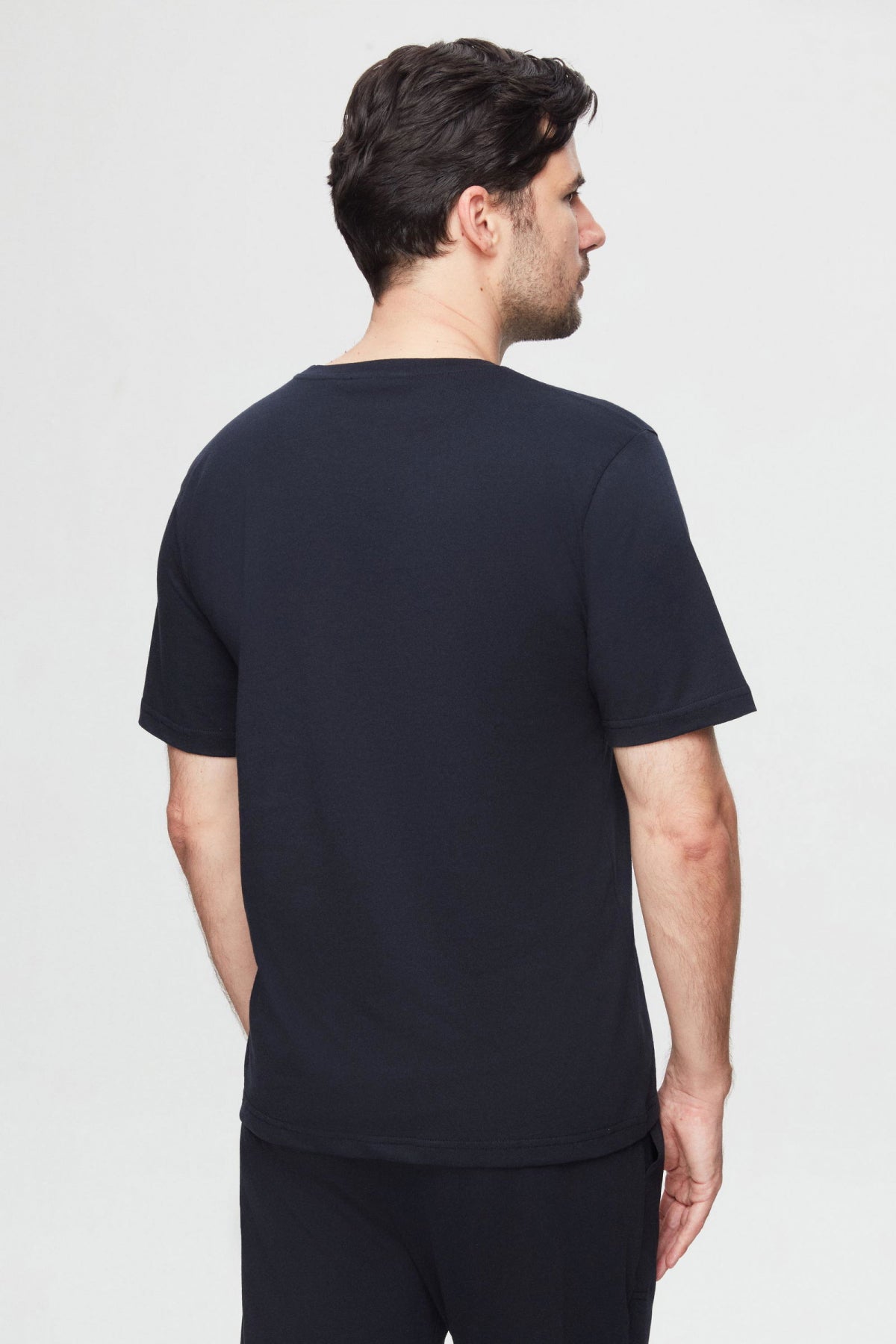 Twn 100% Cotton Short Sleeve 2-Pack Pajama Set  - Navy Blue