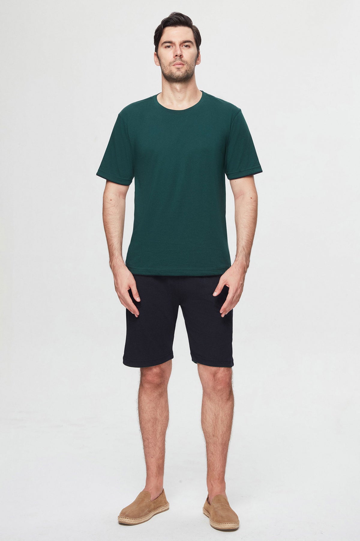 Twn 100% Cotton Short Sleeve 3-Pack Pajama Set  - Green