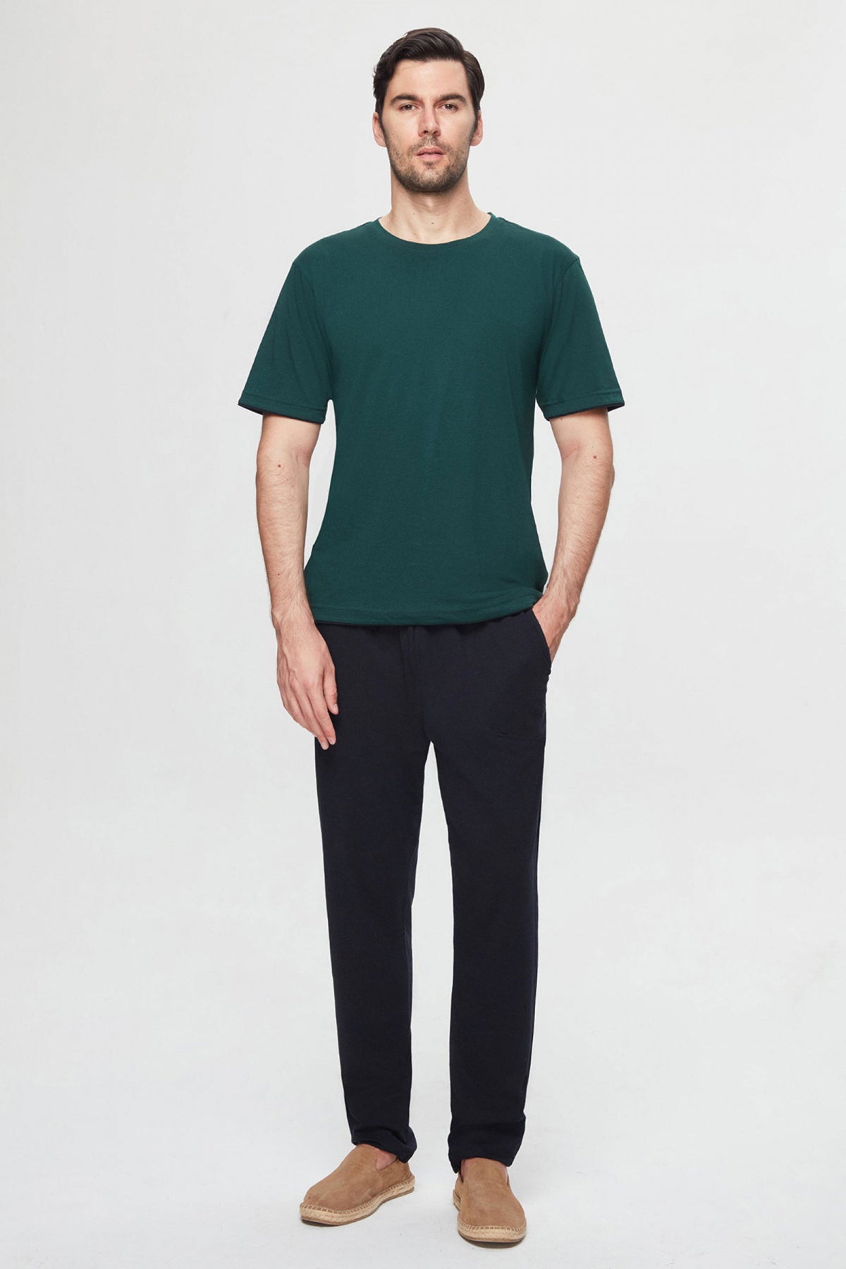 Twn 100% Cotton Short Sleeve 3-Pack Pajama Set  - Green