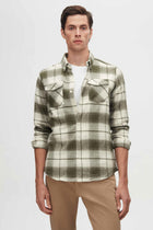 Twn Slim Fit Lumberjack Shirt  - Green