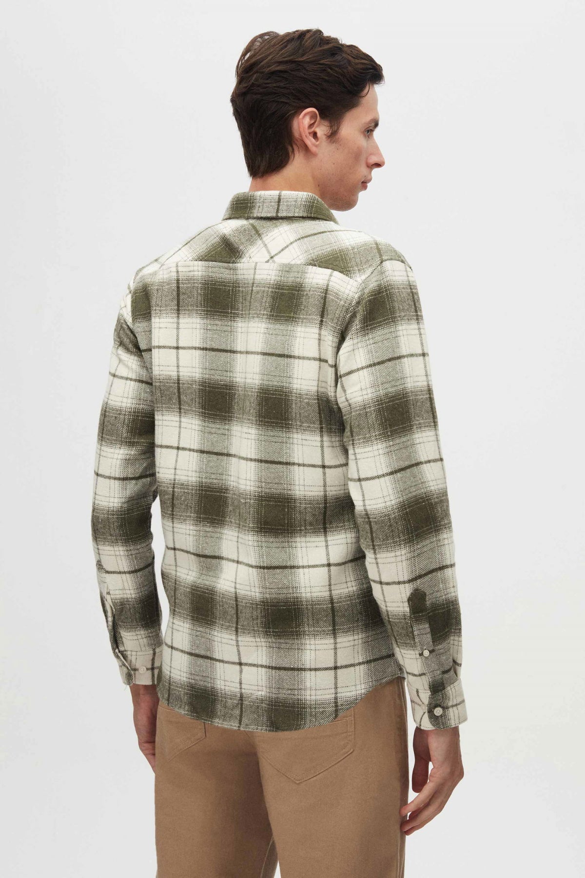 Twn Slim Fit Lumberjack Shirt  - Green