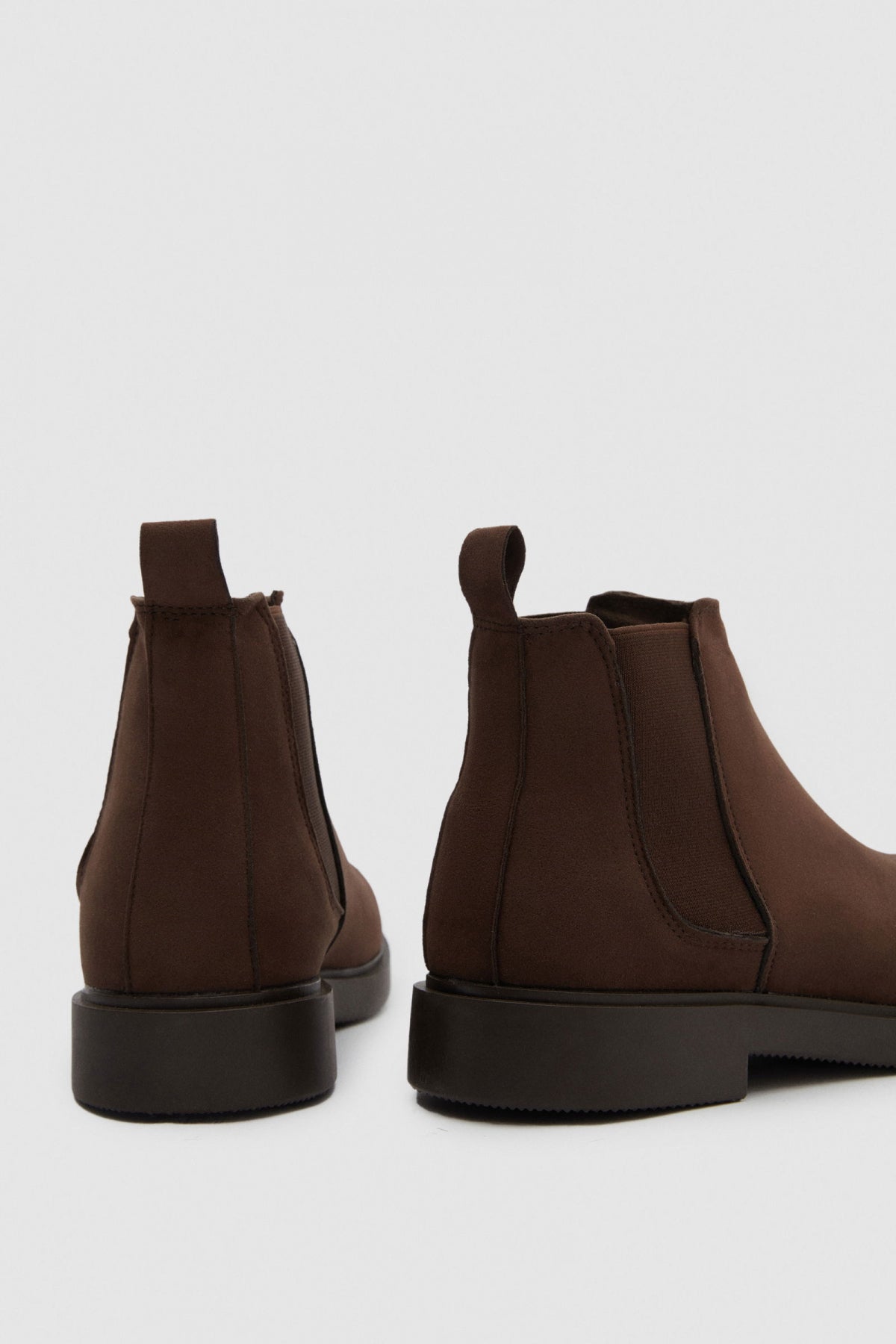 Twn Suede Chelsea Boots  - Brown