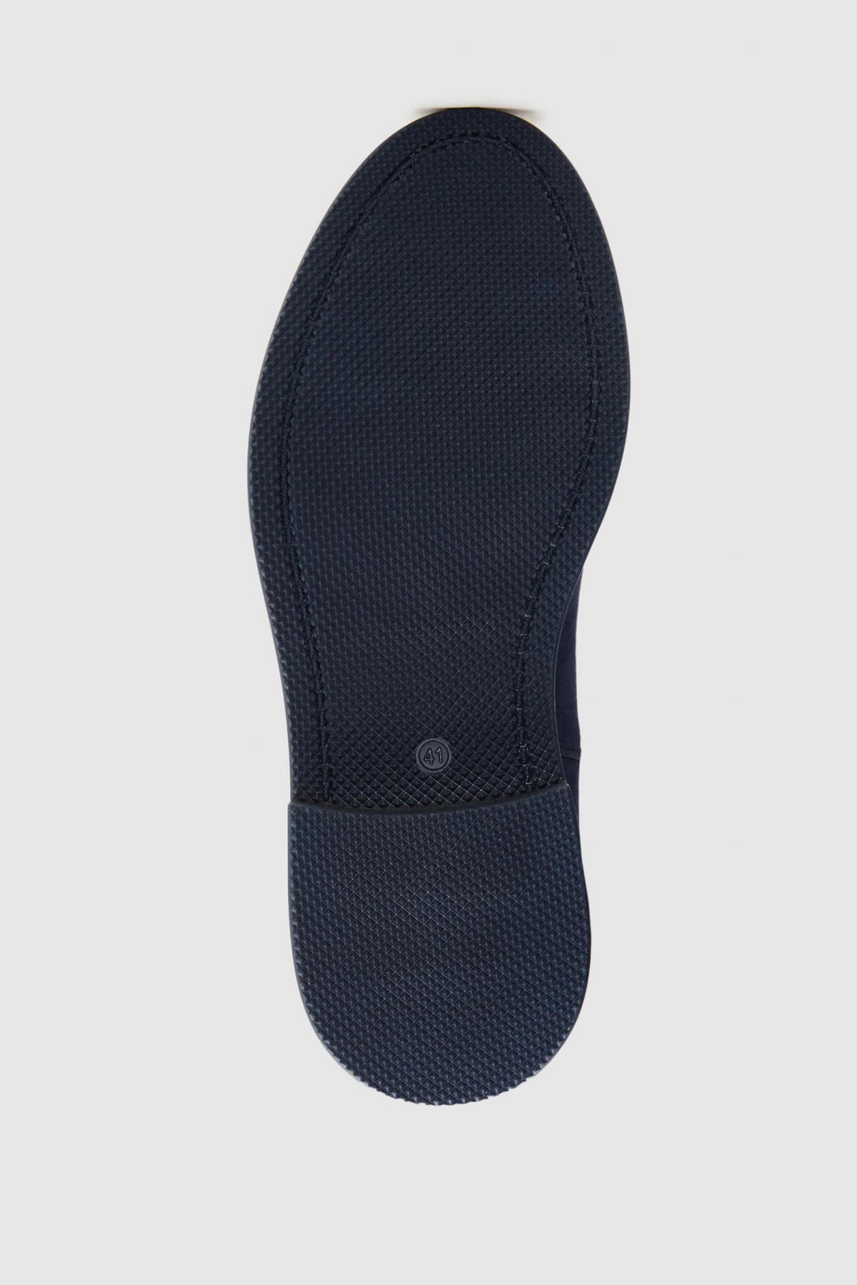 Twn Suede Chelsea Boots  - Navy Blue